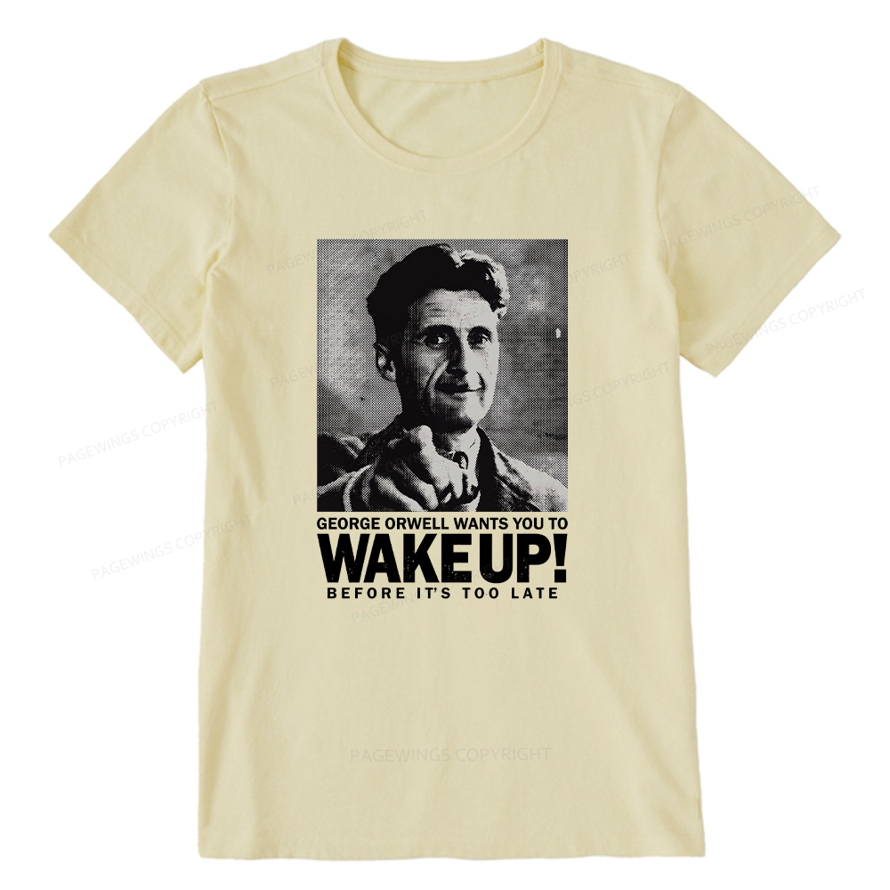 Pagewings Wake Up15862 Bookish Unisex Classic T-shirt