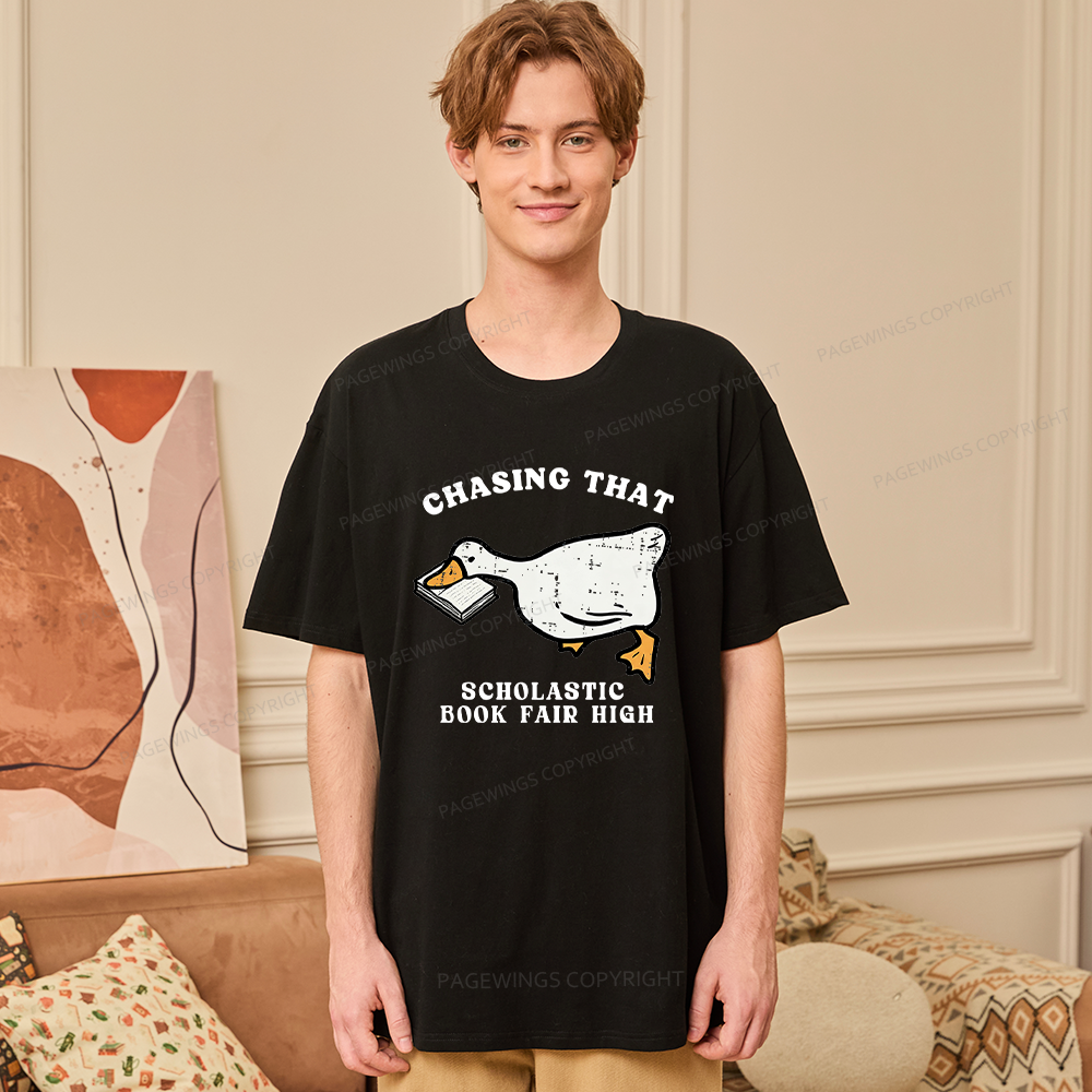 Pagewing Chasing That Scholastic Book Fair High16092 Bookish Unisex Classic T-shirt