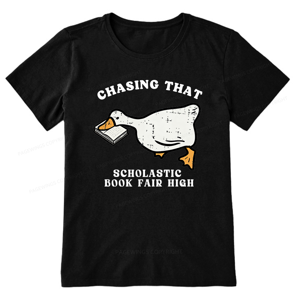 Pagewing Chasing That Scholastic Book Fair High16092 Bookish Unisex Classic T-shirt