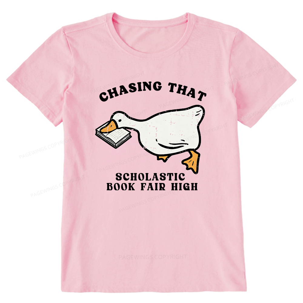 Pagewing Chasing That Scholastic Book Fair High16092 Bookish Unisex Classic T-shirt