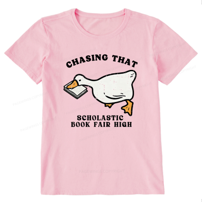 Pagewing Chasing That Scholastic Book Fair High16092 Bookish Unisex Classic T-shirt