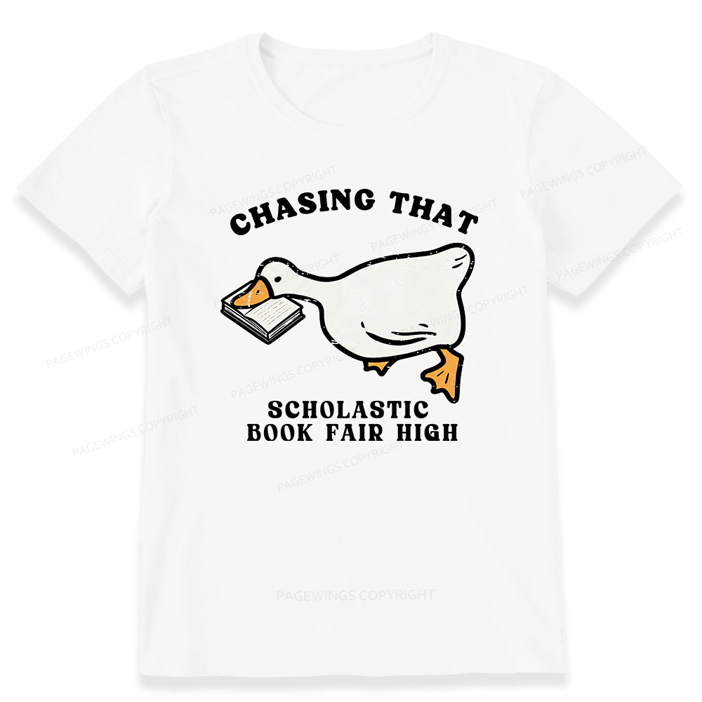 Pagewing Chasing That Scholastic Book Fair High16092 Bookish Unisex Classic T-shirt