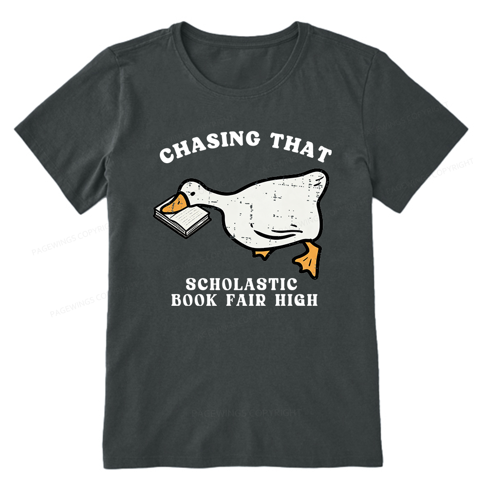 Pagewing Chasing That Scholastic Book Fair High16092 Bookish Unisex Classic T-shirt