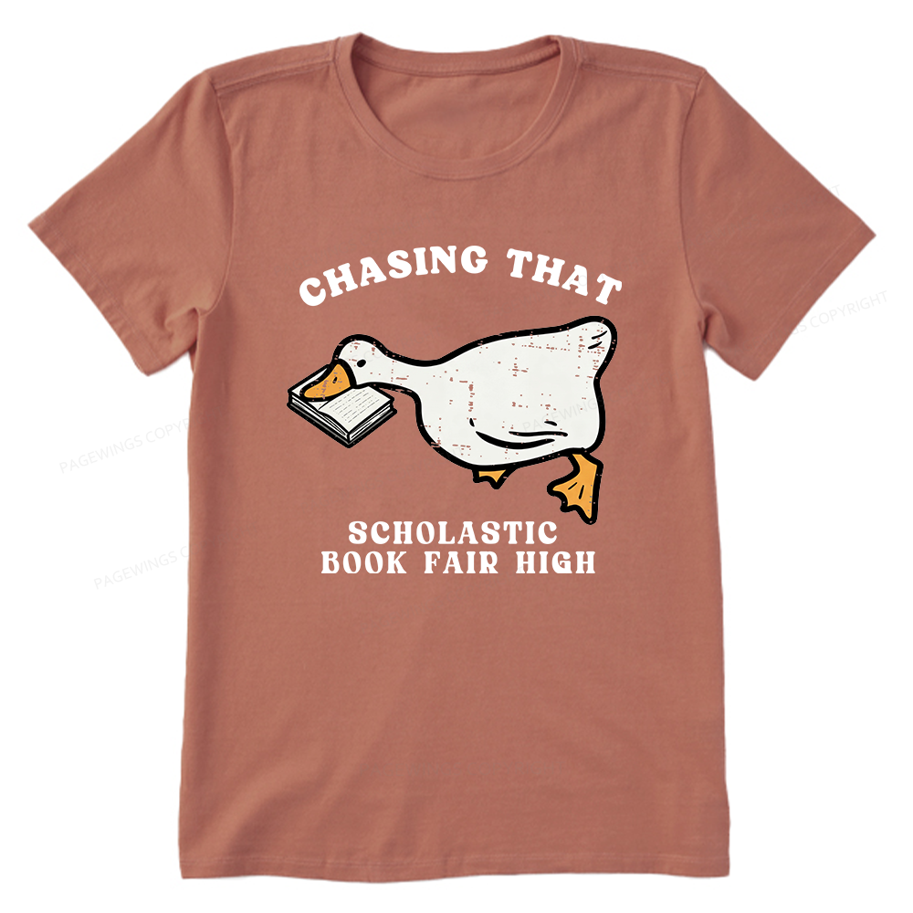 Pagewing Chasing That Scholastic Book Fair High16092 Bookish Unisex Classic T-shirt