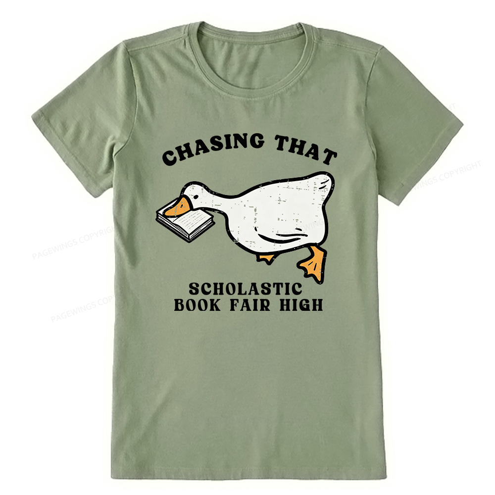 Pagewing Chasing That Scholastic Book Fair High16092 Bookish Unisex Classic T-shirt