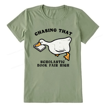 Pagewing Chasing That Scholastic Book Fair High16092 Bookish Unisex Classic T-shirt