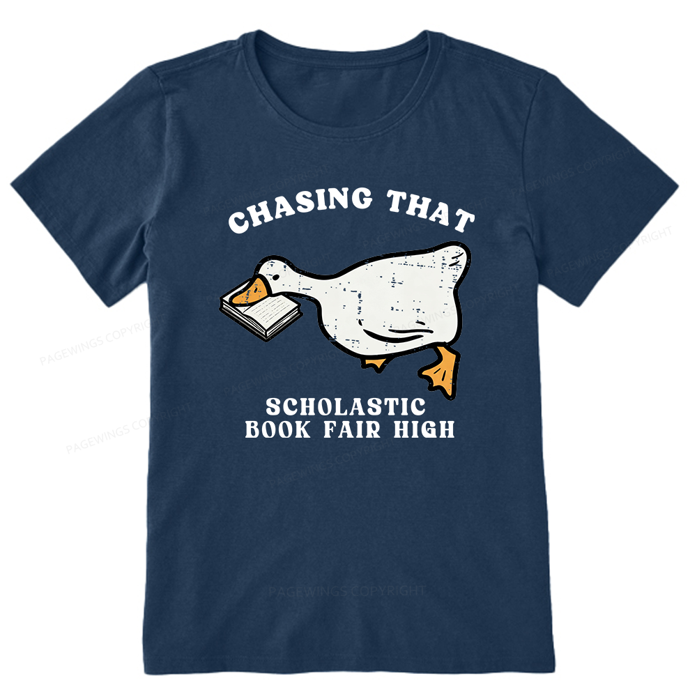 Pagewing Chasing That Scholastic Book Fair High16092 Bookish Unisex Classic T-shirt
