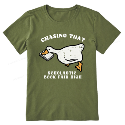 Pagewing Chasing That Scholastic Book Fair High16092 Bookish Unisex Classic T-shirt