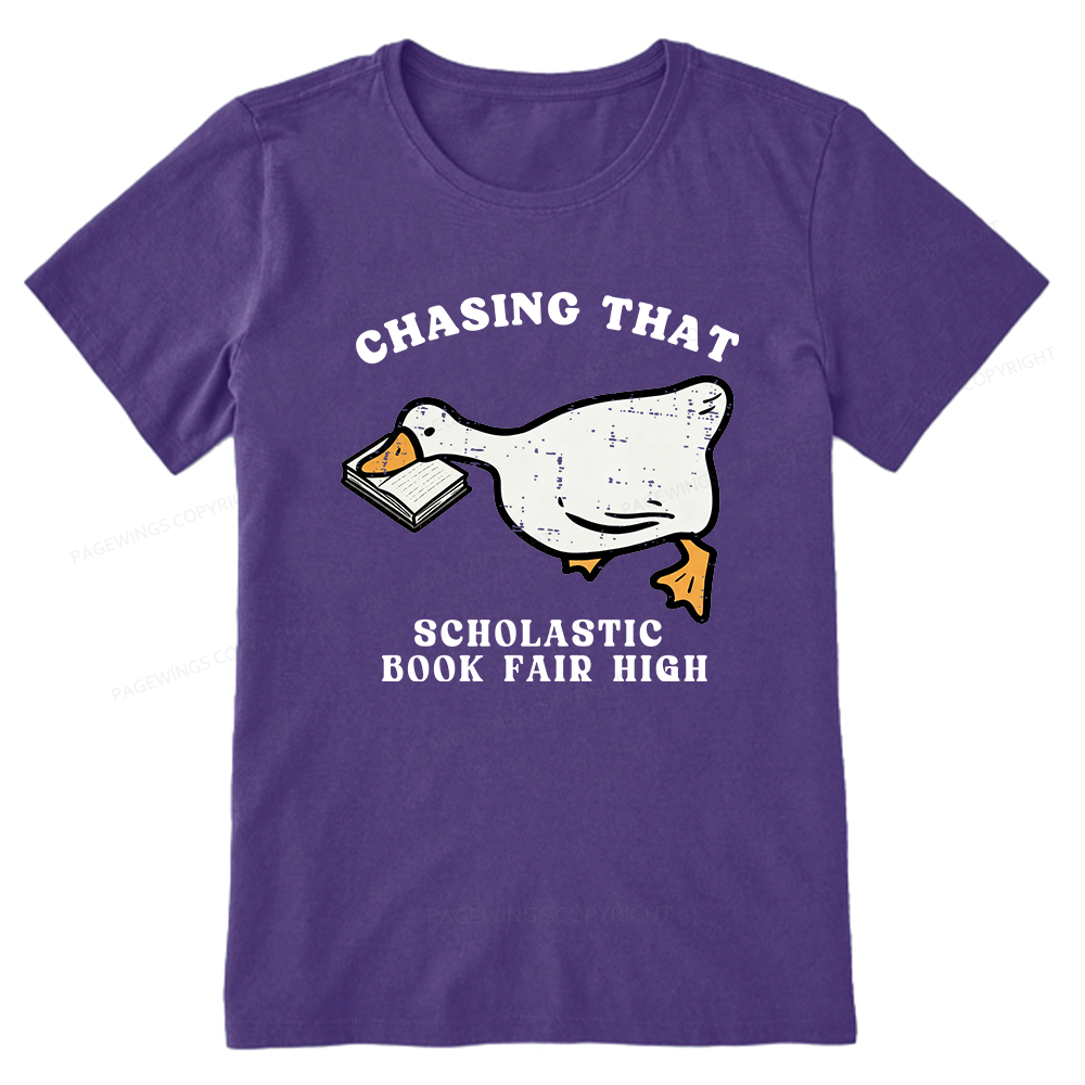 Pagewing Chasing That Scholastic Book Fair High16092 Bookish Unisex Classic T-shirt