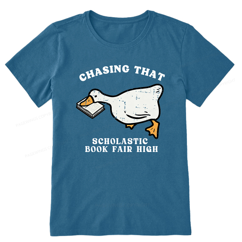 Pagewing Chasing That Scholastic Book Fair High16092 Bookish Unisex Classic T-shirt