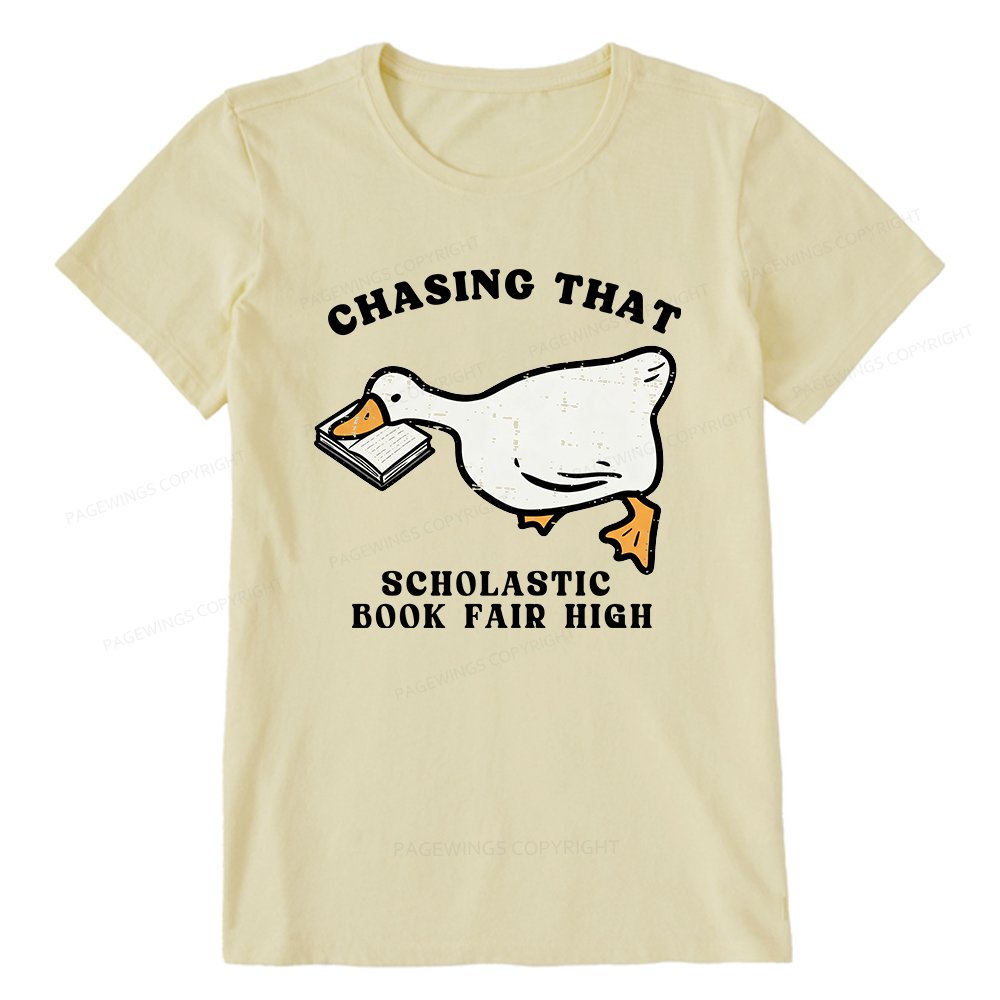 Pagewing Chasing That Scholastic Book Fair High16092 Bookish Unisex Classic T-shirt