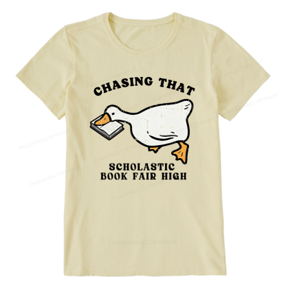 Pagewing Chasing That Scholastic Book Fair High16092 Bookish Unisex Classic T-shirt