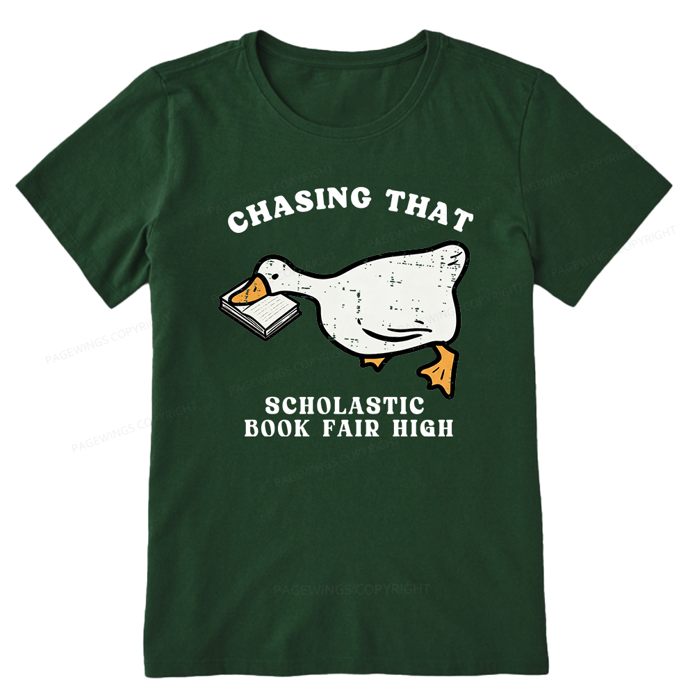 Pagewing Chasing That Scholastic Book Fair High16092 Bookish Unisex Classic T-shirt