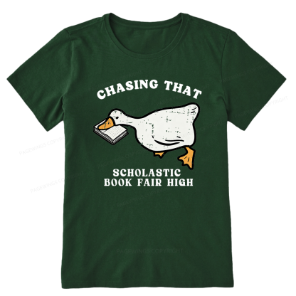 Pagewing Chasing That Scholastic Book Fair High16092 Bookish Unisex Classic T-shirt