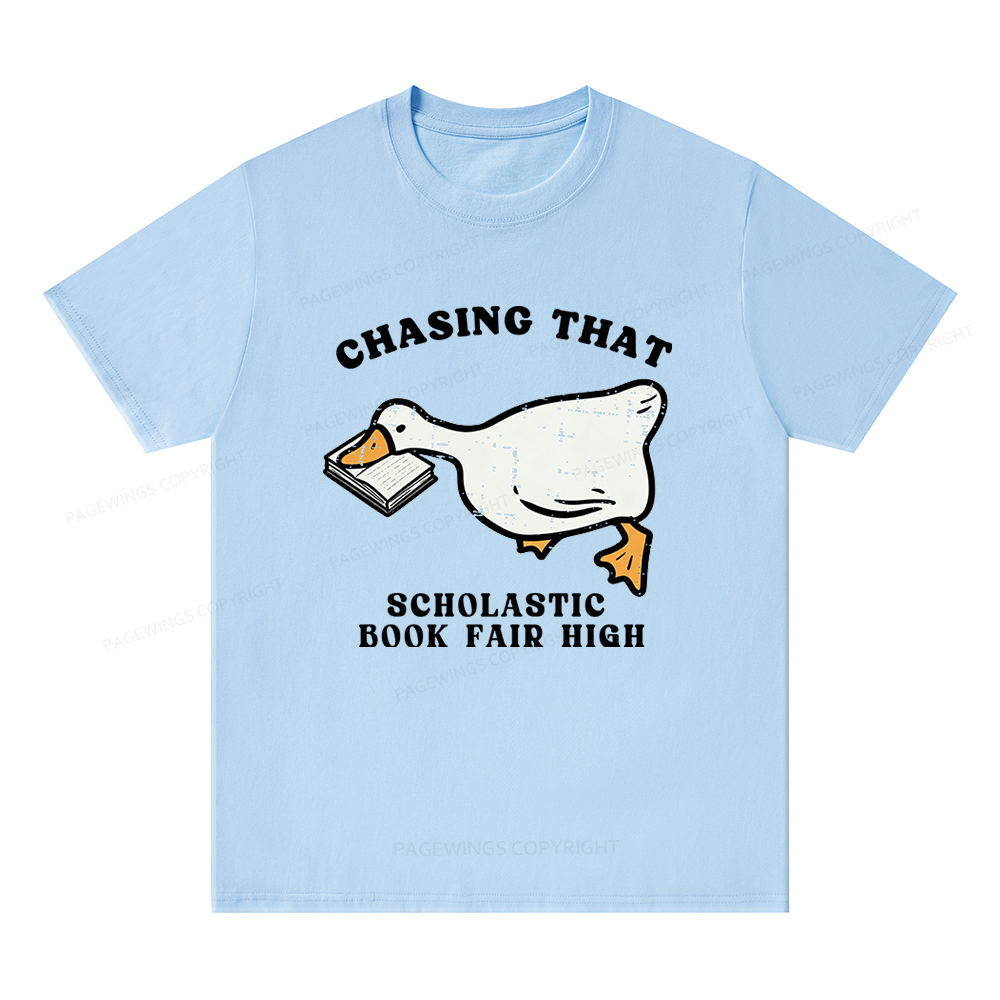 Pagewing Chasing That Scholastic Book Fair High16092 Bookish Unisex Classic T-shirt