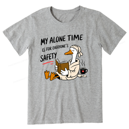 Pagewing Introvert Solitude Humor Reader16079 Bookish Unisex Classic T-shirt