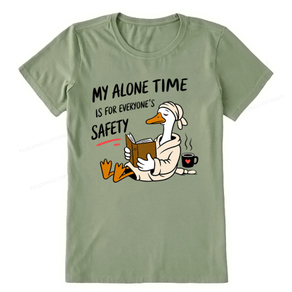 Pagewing Introvert Solitude Humor Reader16079 Bookish Unisex Classic T-shirt