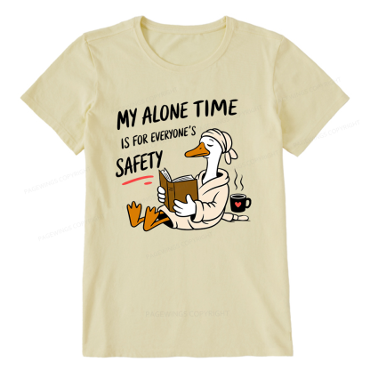 Pagewing Introvert Solitude Humor Reader16079 Bookish Unisex Classic T-shirt
