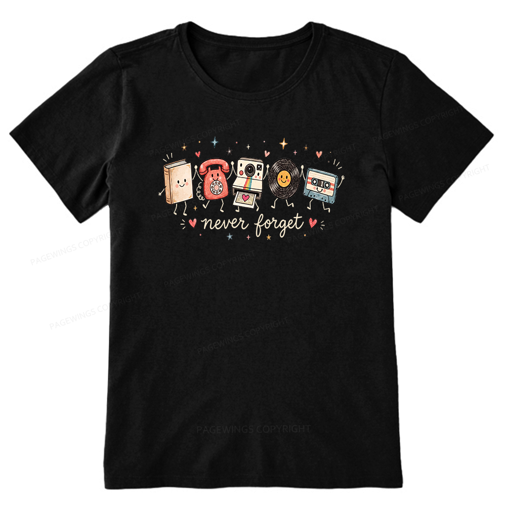 Pagewing Never Forget16187 Bookish Unisex Classic T-shirt