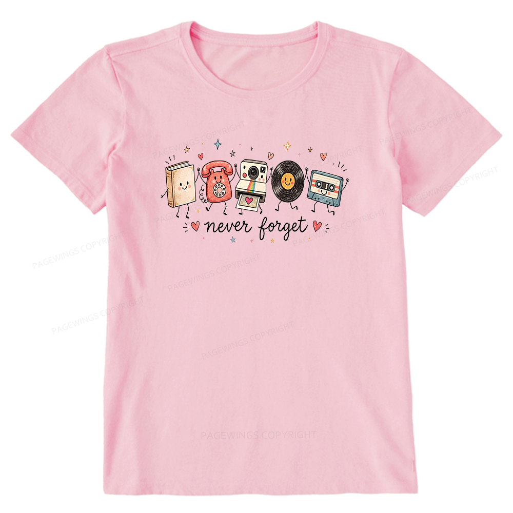 Pagewing Never Forget16187 Bookish Unisex Classic T-shirt