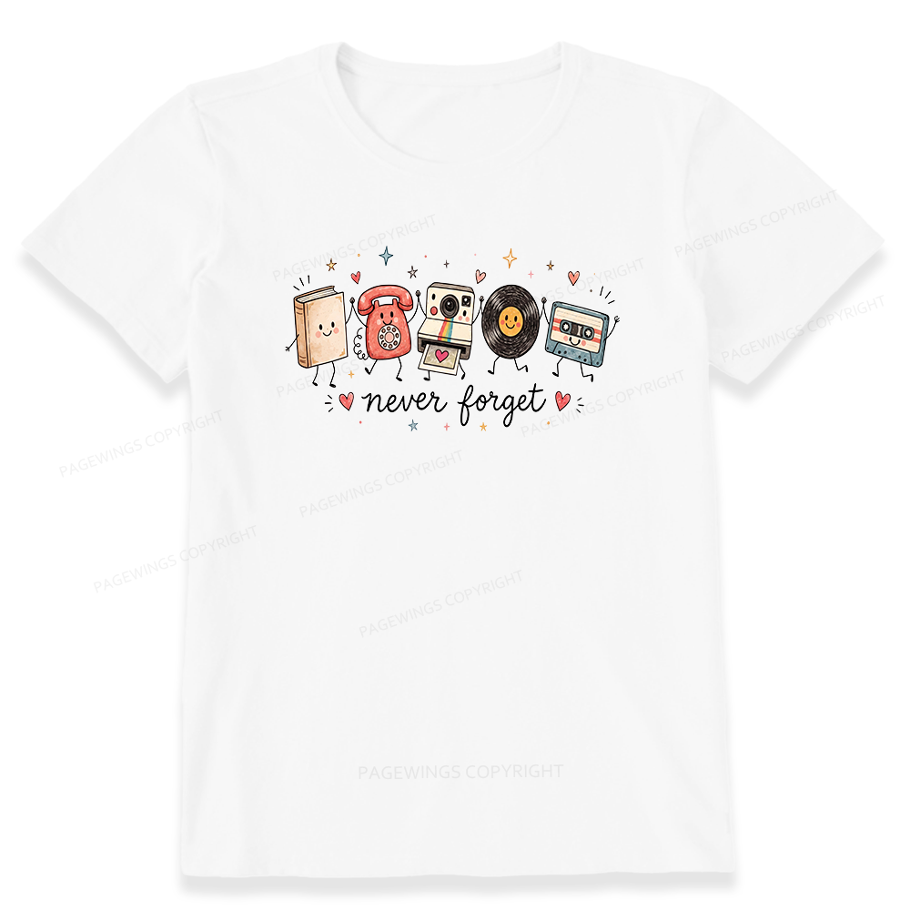 Pagewing Never Forget16187 Bookish Unisex Classic T-shirt