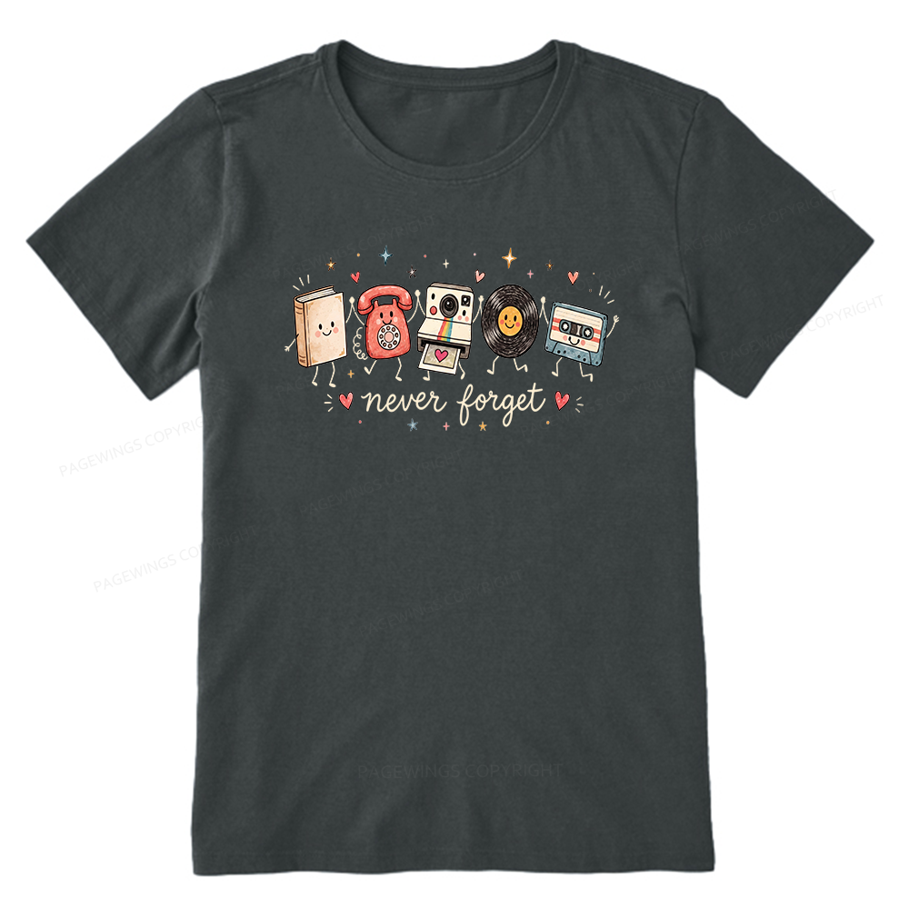 Pagewing Never Forget16187 Bookish Unisex Classic T-shirt