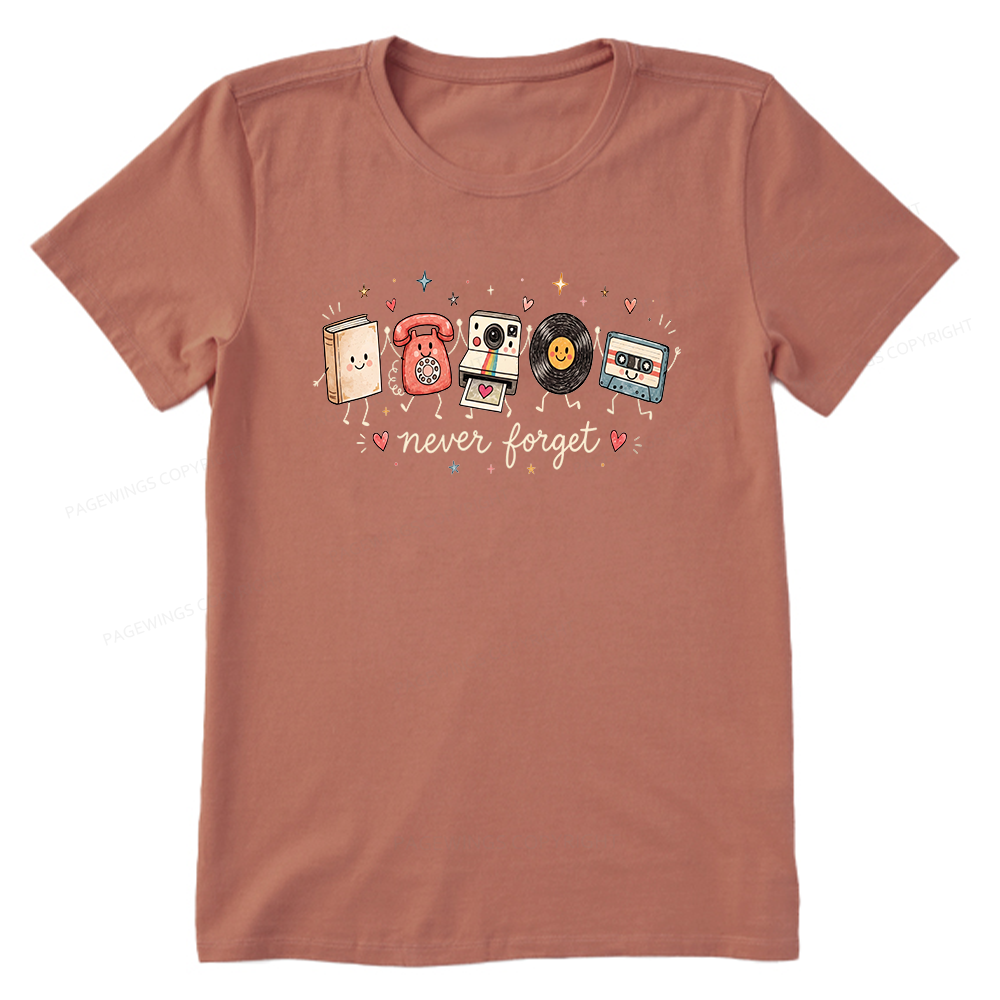 Pagewing Never Forget16187 Bookish Unisex Classic T-shirt