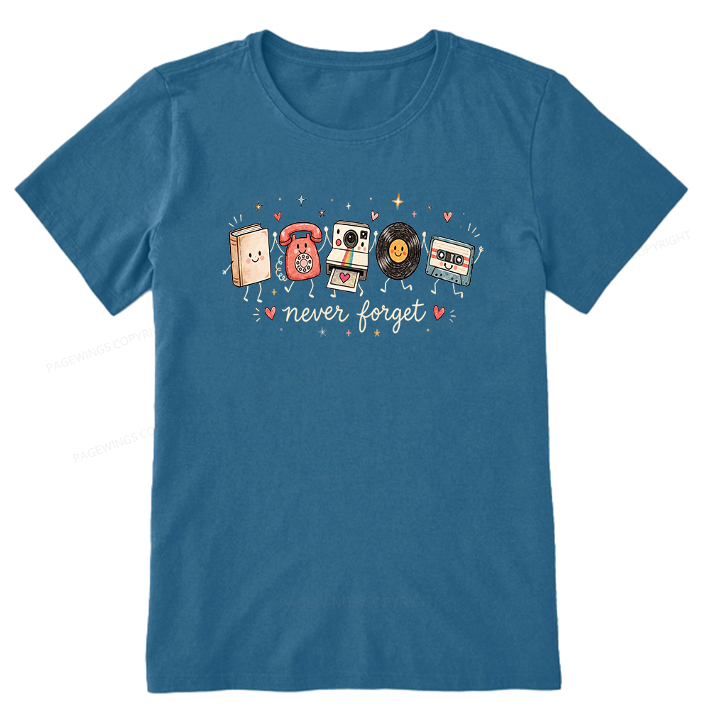 Pagewing Never Forget16187 Bookish Unisex Classic T-shirt