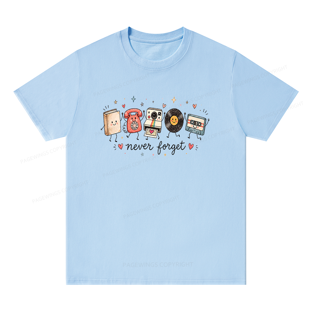 Pagewing Never Forget16187 Bookish Unisex Classic T-shirt