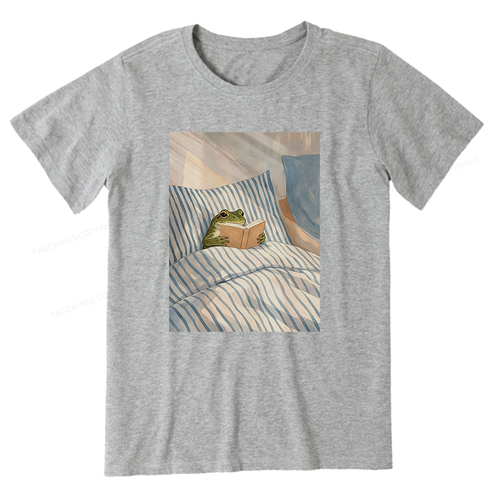 Pagewing Reading Frog16097 Bookish Unisex Classic T-shirt