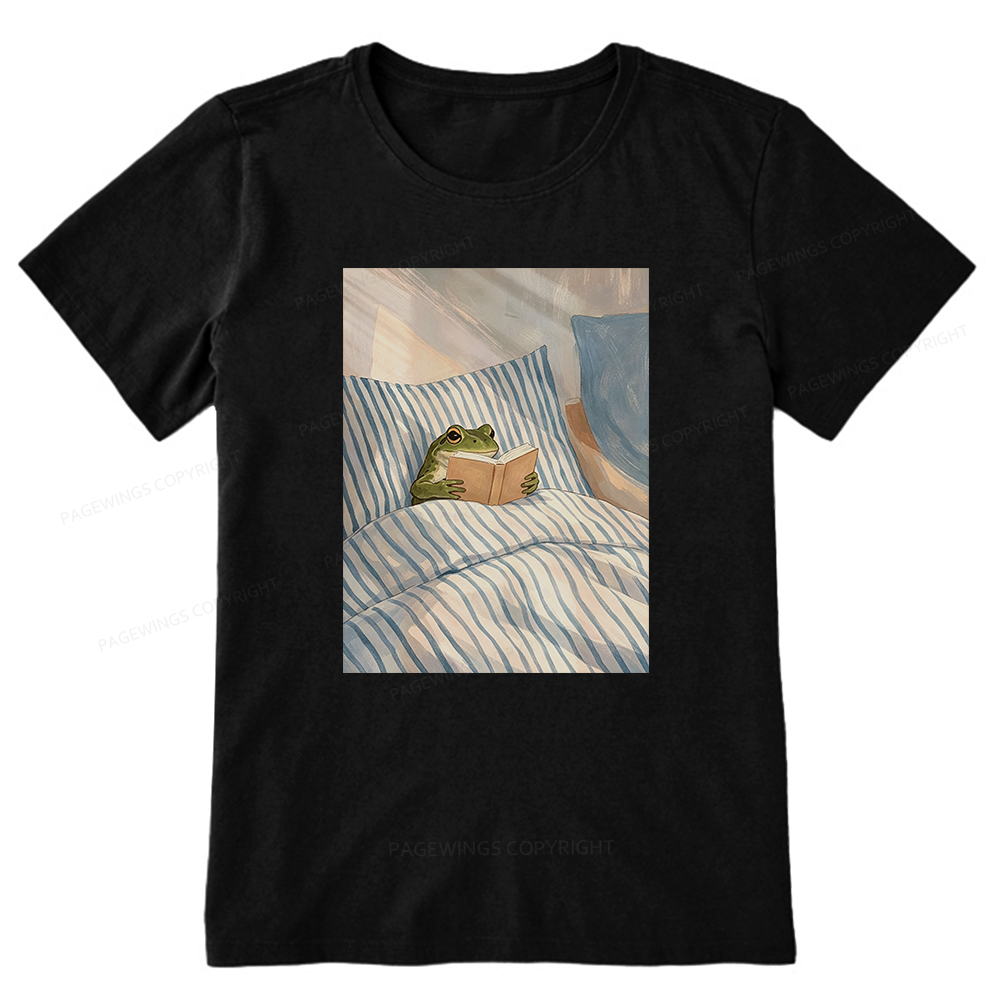 Pagewing Reading Frog16097 Bookish Unisex Classic T-shirt
