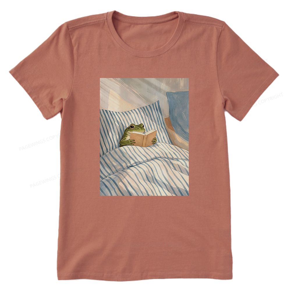 Pagewing Reading Frog16097 Bookish Unisex Classic T-shirt