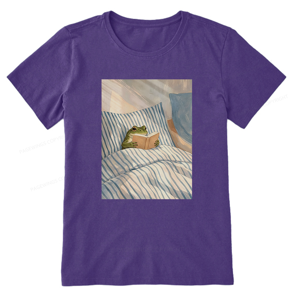 Pagewing Reading Frog16097 Bookish Unisex Classic T-shirt