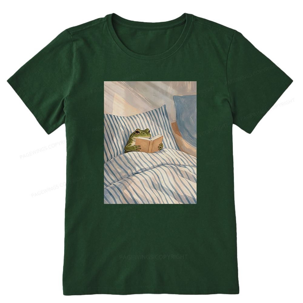 Pagewing Reading Frog16097 Bookish Unisex Classic T-shirt