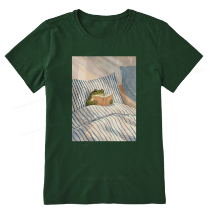 Pagewing Reading Frog16097 Bookish Unisex Classic T-shirt