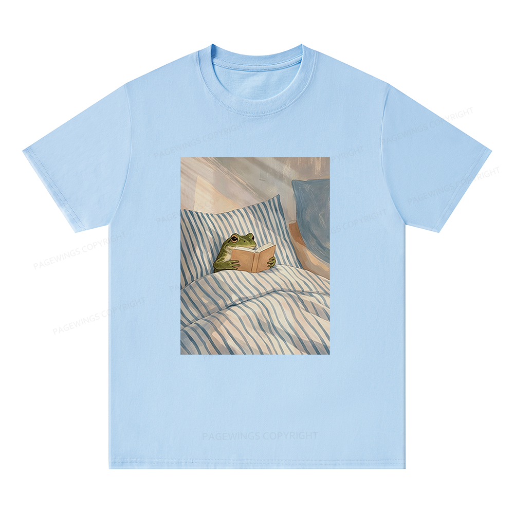 Pagewing Reading Frog16097 Bookish Unisex Classic T-shirt