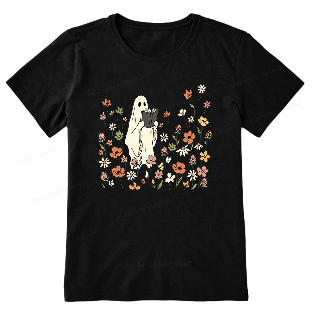 Pagewing Reading Ghost16220 Bookish Unisex Classic T-shirt
