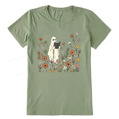 Pagewing Reading Ghost16220 Bookish Unisex Classic T-shirt