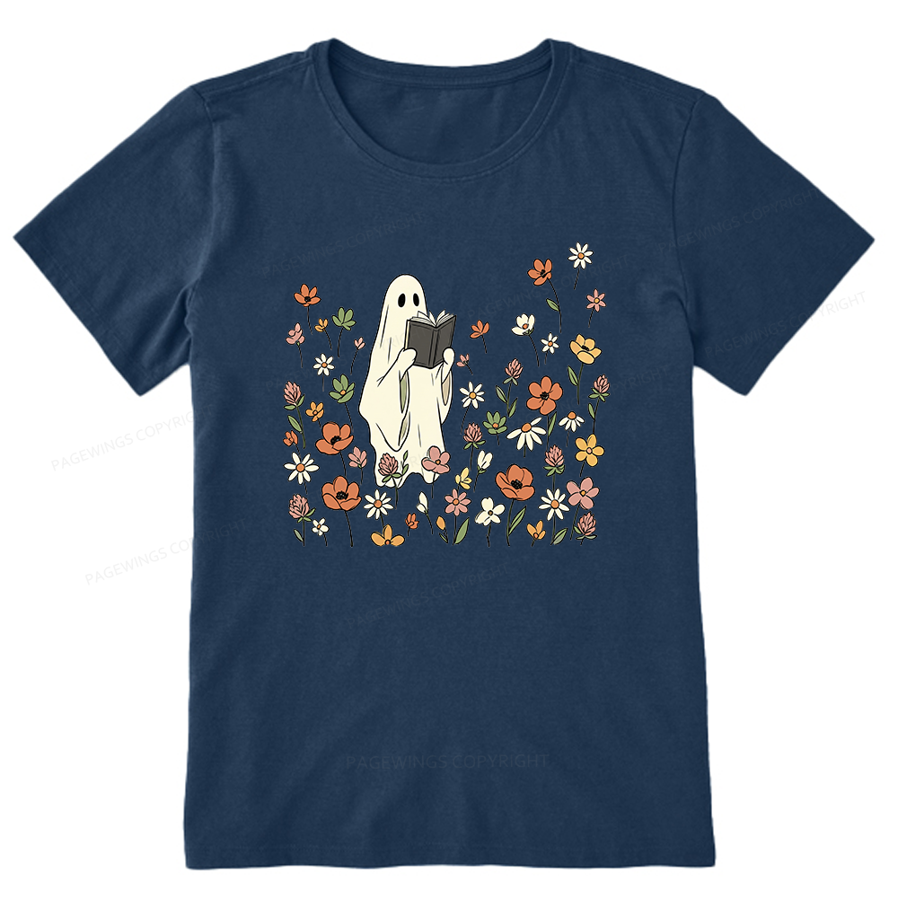 Pagewing Reading Ghost16220 Bookish Unisex Classic T-shirt