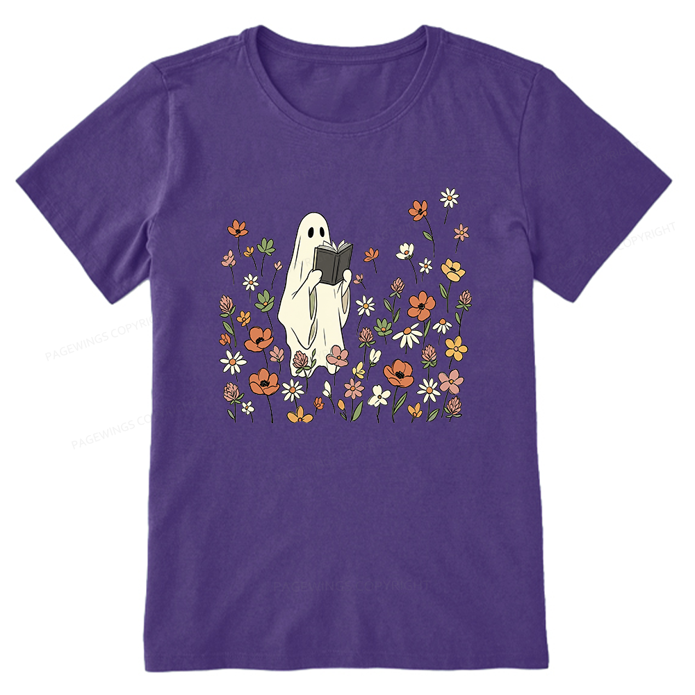 Pagewing Reading Ghost16220 Bookish Unisex Classic T-shirt