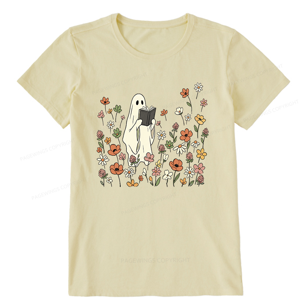 Pagewing Reading Ghost16220 Bookish Unisex Classic T-shirt