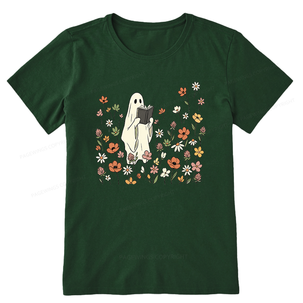 Pagewing Reading Ghost16220 Bookish Unisex Classic T-shirt