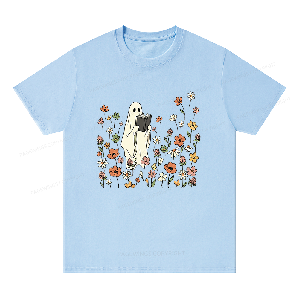 Pagewing Reading Ghost16220 Bookish Unisex Classic T-shirt