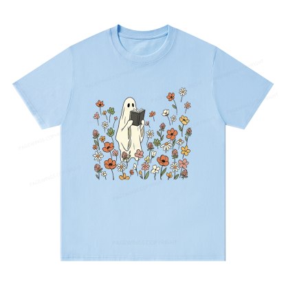 Pagewing Reading Ghost16220 Bookish Unisex Classic T-shirt
