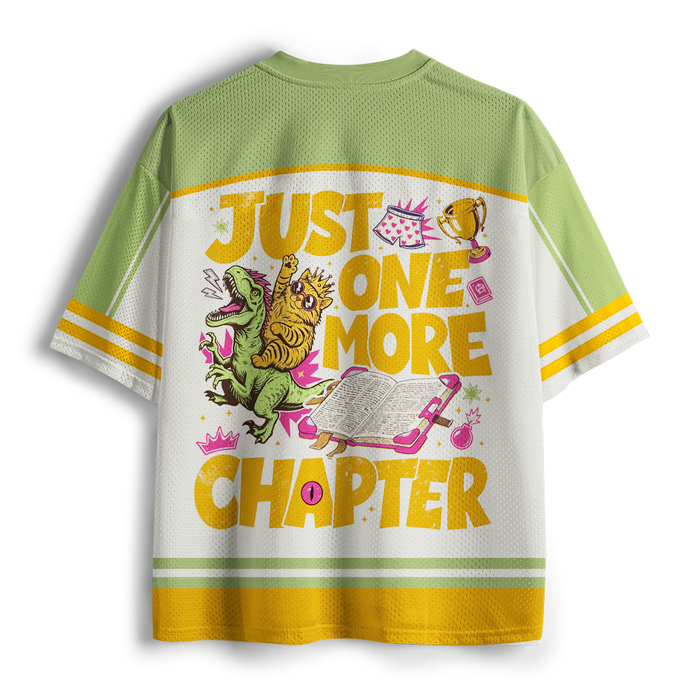 Pagewings Sci Fi Book Lover Unisex Mesh Jersey