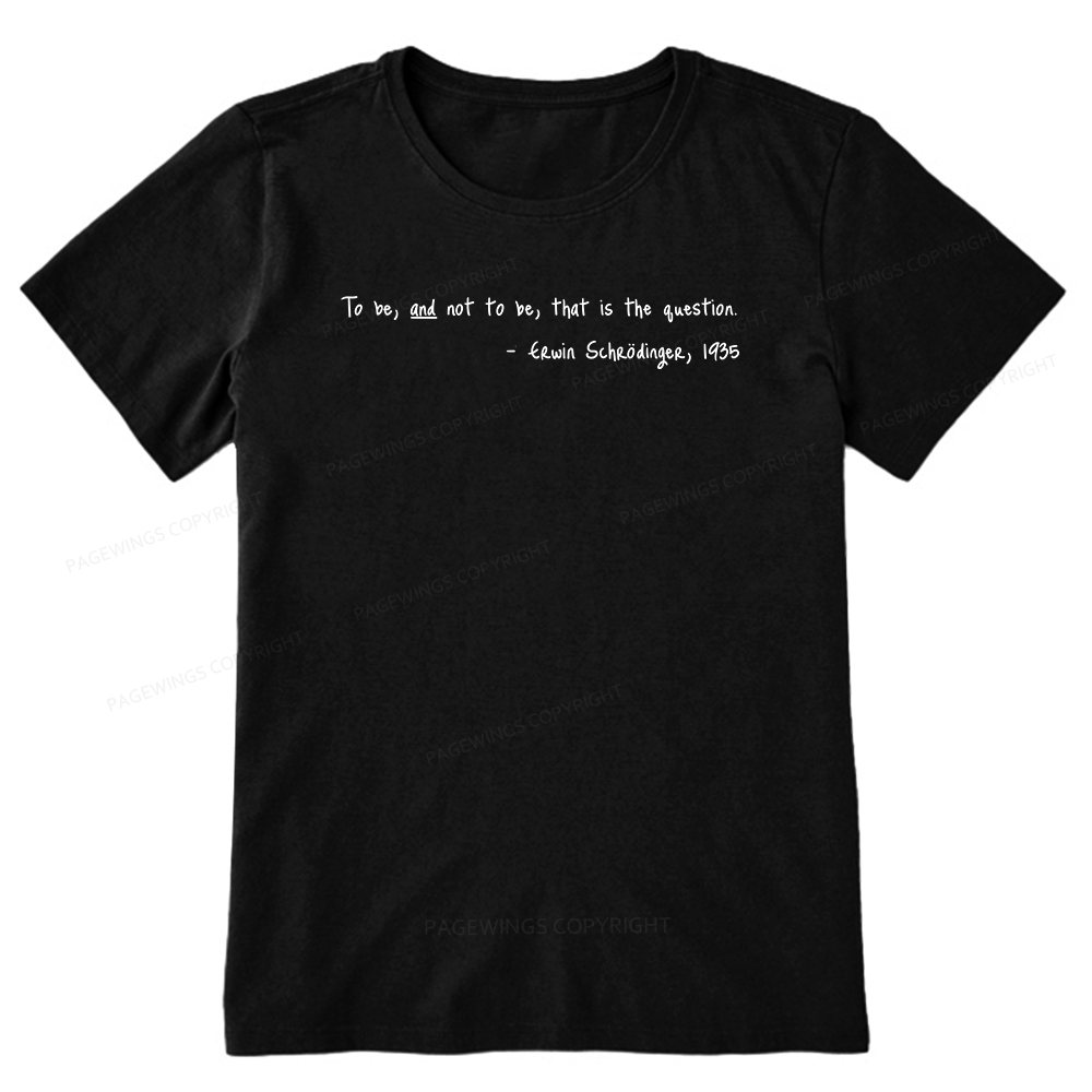 Pagewing Shakespeare Schrodinger16159 Bookish Unisex Classic T-shirt