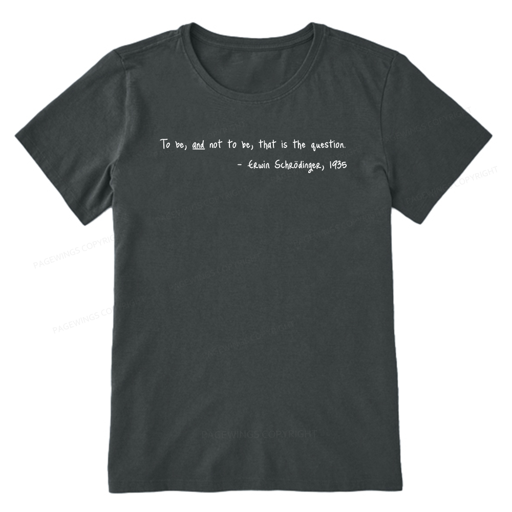 Pagewing Shakespeare Schrodinger16159 Bookish Unisex Classic T-shirt