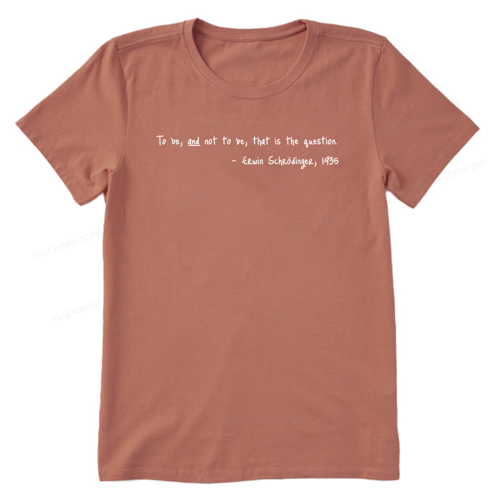Pagewing Shakespeare Schrodinger16159 Bookish Unisex Classic T-shirt