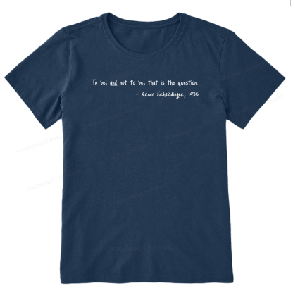 Pagewing Shakespeare Schrodinger16159 Bookish Unisex Classic T-shirt