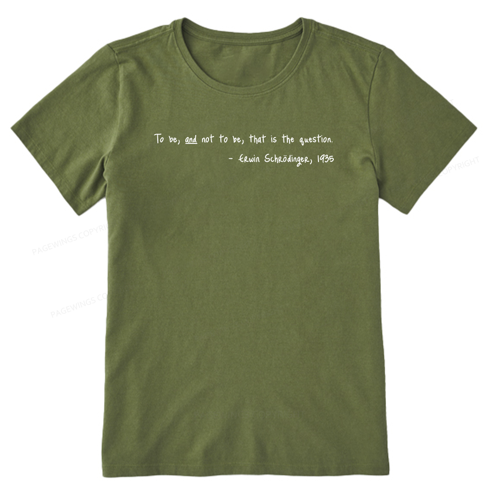 Pagewing Shakespeare Schrodinger16159 Bookish Unisex Classic T-shirt